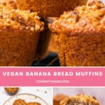 Vegan Banana Bread Muffins