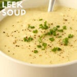 Vegan Potato Leek Soup