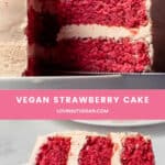 Vegan Strawberry Cake