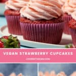 Vegan Strawberry Cupcakes