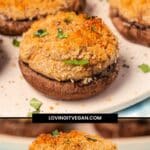 Vegan Stuffed Mushrooms