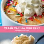 Vegan Vanilla Mug Cake